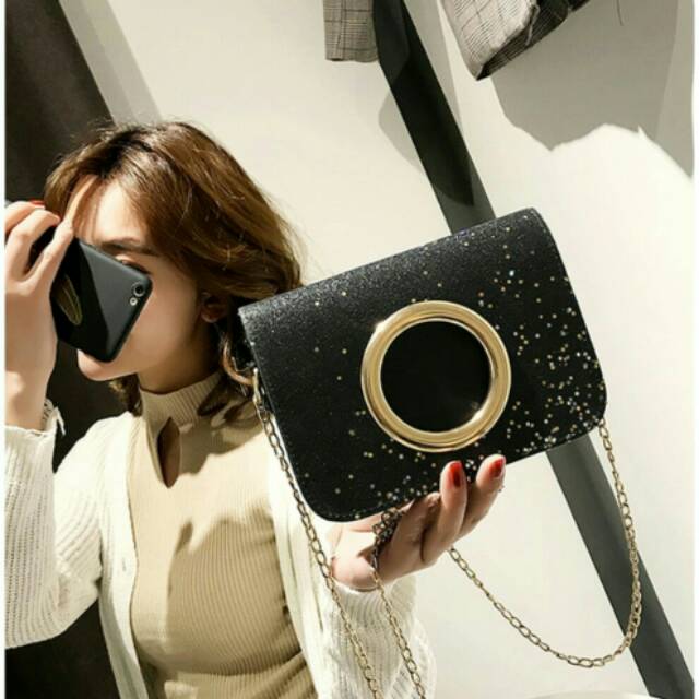 TAS IMPORT WANITA HQ #8412 - TAS BATAM - TAS IMPORT - TAS OVAL KOREA - TAS FASHION - TAS SELEMPANG
