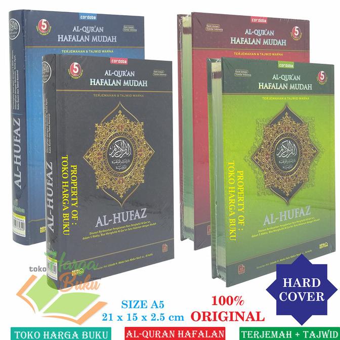 

Al Quran Hafalan Al Hufaz A5 ORIGINAL Terjemahan dan Tajwid Warna Star Seller Termurah