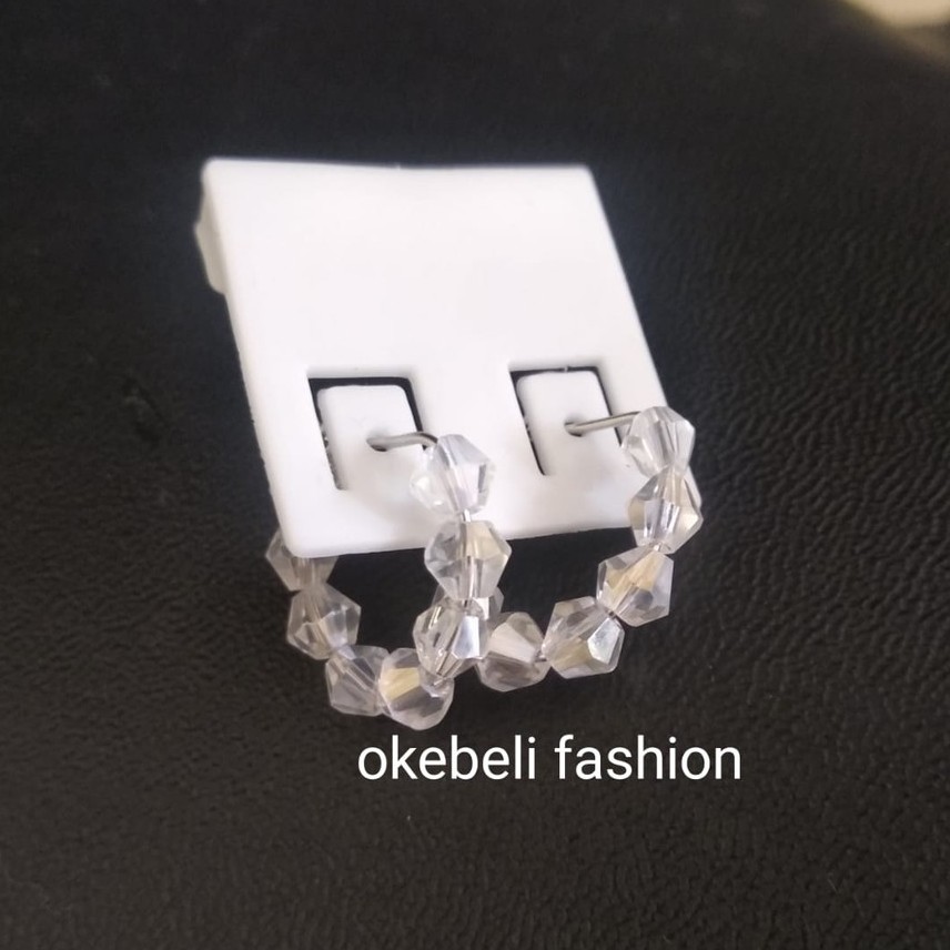 ANTING BAJA BANDUL KRISTALL TERBARU FASHION WANITA