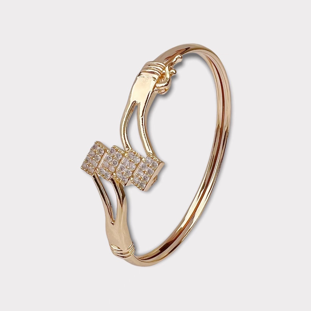 [Fashion Wanita]COD✅ Gelang Wanita Titanium Anti Karat Lapis Rose Gold Gaya Korea Fashion Hadiah Kualitas Trend Aksesoris   Acc058