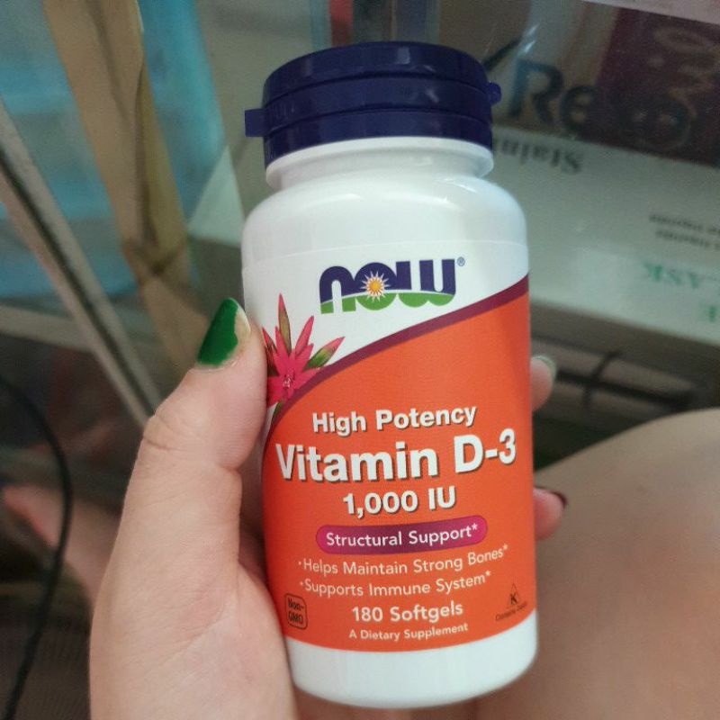 NOW vitamin D3 1000IU (SSi)