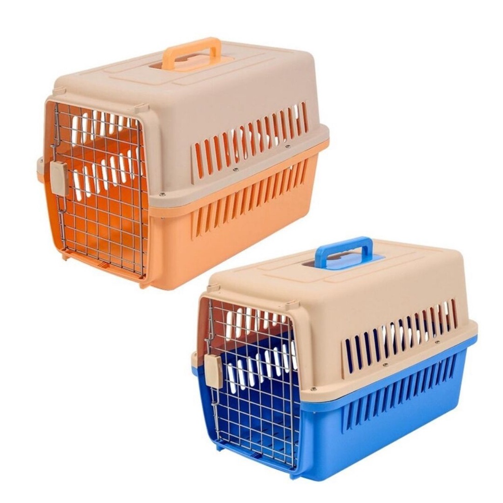 PET CARGO KANDANG KUCING BERBAGAI MACAM WARNA PINTU BESI PET TRAVEL PET CARRIER KUCING ANJING KELINCI FEZONE