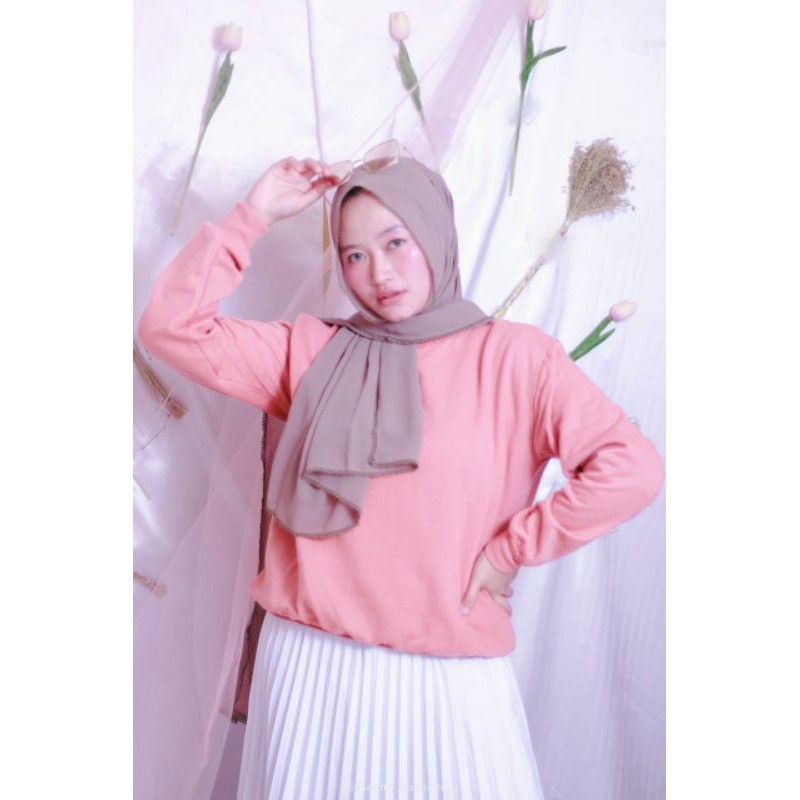 Basic sweater Warna Baby || sweater wanita || SIZE M-XL