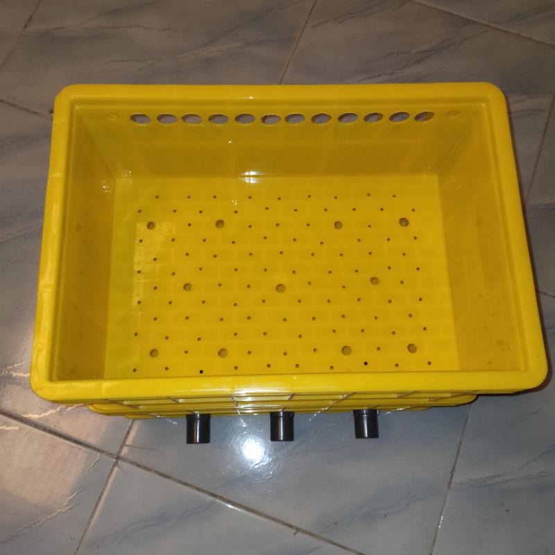 TRICKLE BOX FILTER KOLAM IKAN 3 susun + media filter 6 item