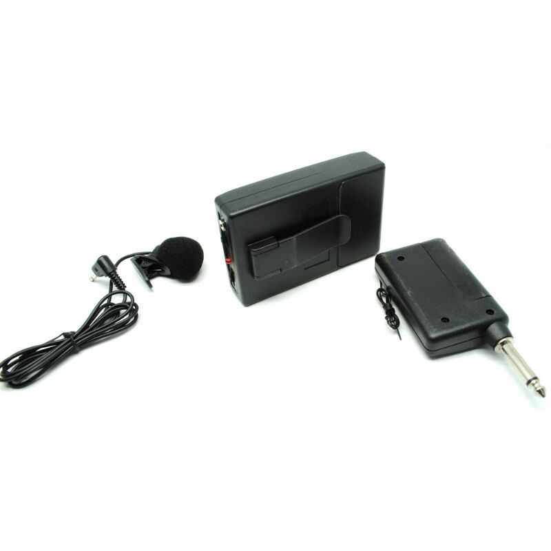 Wireless FM Transmitter &amp; Receiver Profesional Microphone TaffWare - WR-601