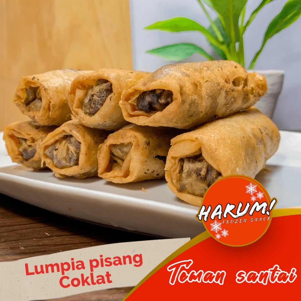 

Lumpia pisang coklat 10 pcs