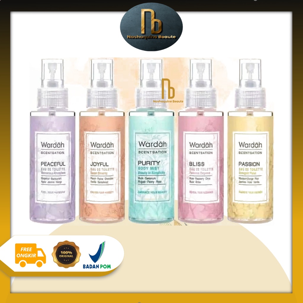 WARDAH Scentsation Body Mist - Parfum Minyak Wangi 100ml