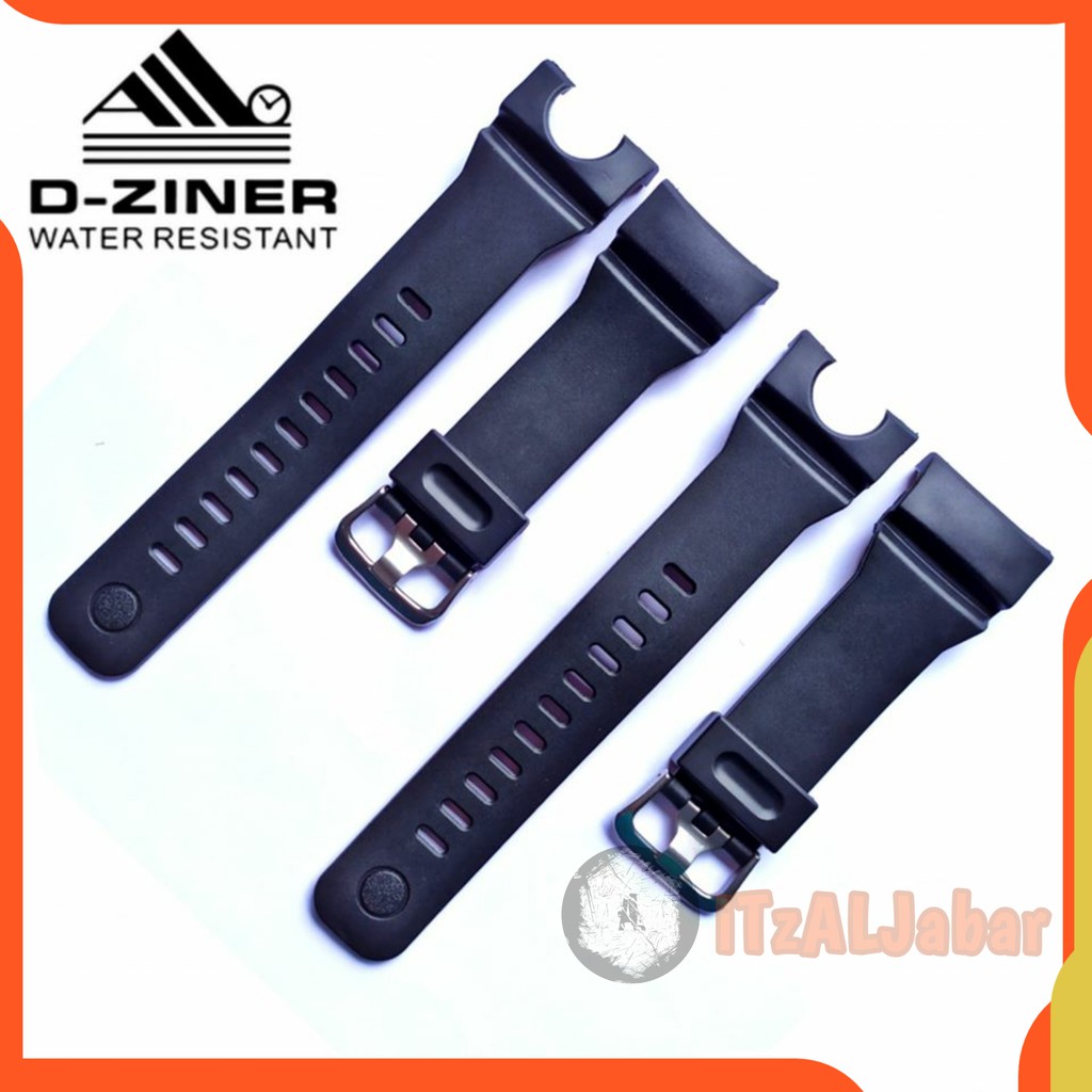 Tali jam tangan D ziner 8174 Rubber strap Tali jam Dziner 8174