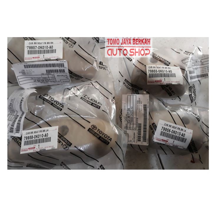 Cover Rel Jok Belakang Toyota Innova 2004-2008 ori 1set 4pc