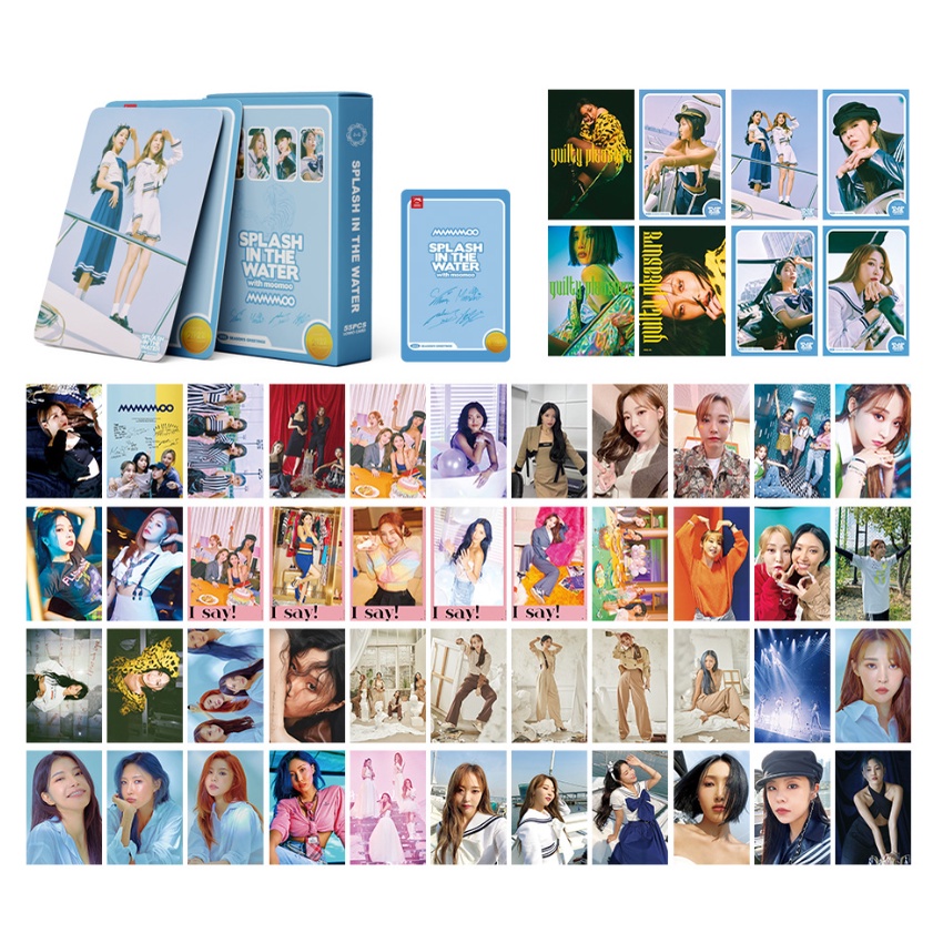 54pcs Kartu Pos Foto Lomo IU EXO