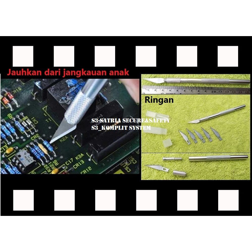 

Pisau Penanda ukir IC Resitor PCB kerajinan Handphone blade