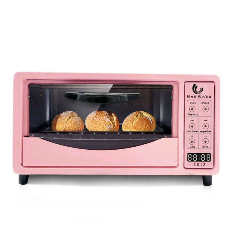 MICROWAVE HAN RIVER PINK OVEN LISTRIK LAYAR SENTUH   - BELI BARU BELUM PERNAH DI PAKAI