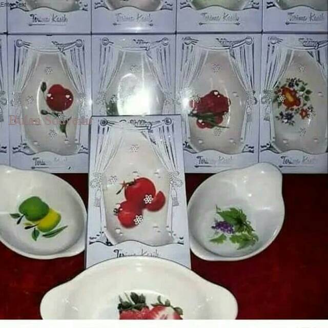 SOUVENIR MANGKOK PERAHU MELAMIN