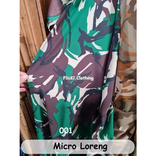 Bahan Kain Micro Loreng Micro Camo Malvinas Angkatan Laut Lebanon Micro