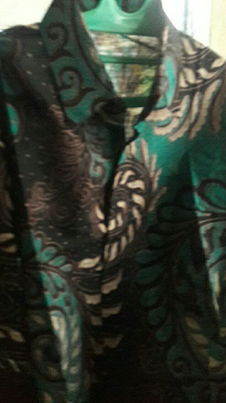 Kemeja Batik Pria Lengan Panjang Size M L Xl Xxl Bswart Batik Hrb026 Kenongo Hem Panjang Padi