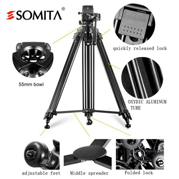 Tripod Professional Somita ST-650 Fluid Head/ ST650