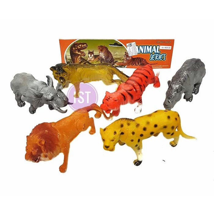 

Binatang Animal Series 6 pcs Jumbo No.808-05