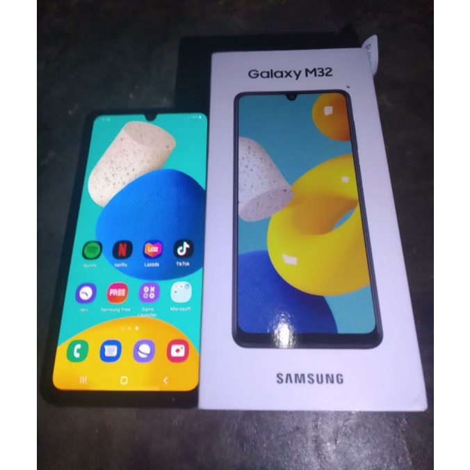 Samsung M32 ram 6/128 second mulus original