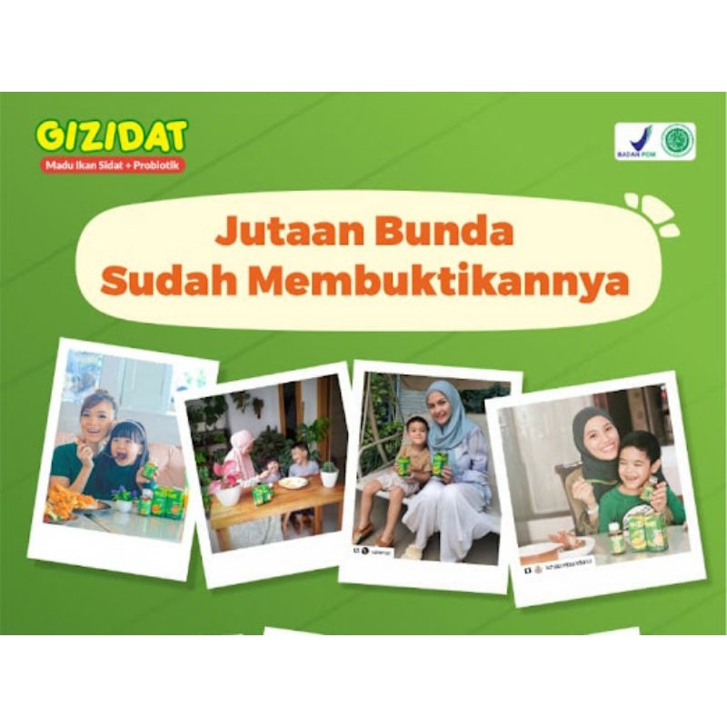 Gizidat Madu Anak Vitamin Gemuk Anak Probiotik Anak Madu Gemuk Anak Gizidat Agen Nafsu Makan Herbal