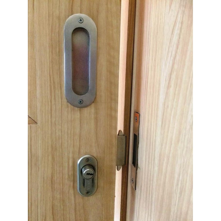 Paket Handle Kunci Pintu Sliding Lockcase Set Pintu Geser Komplit