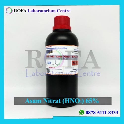 Asam Nitrat / Nitrit Acid / HNO3 65% 500 mL Min Order 1