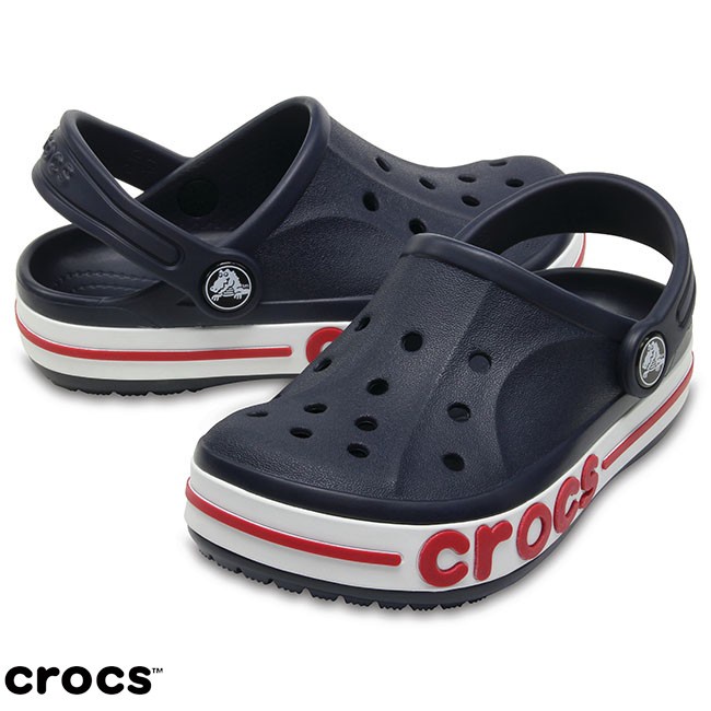 Crocs Baya Clog Kids / Sandal Anak Laki laki dan Perempuan / Sandal Anti Licin / Sandal Tahan Air - Navy-  205100-410