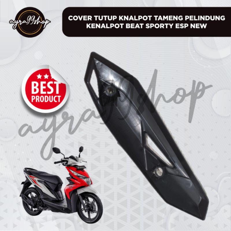 TAMENG KNALPOT COVER KNALPOT PELINDUNG KNALPOT HONDA BEAT FI 2012 UP BEAT ESP 2016 UP