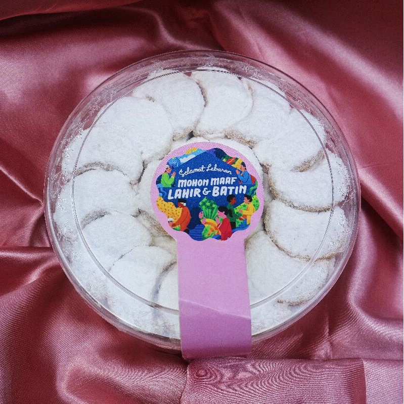 

Kue Putri Salju Keju Spesial Premium Full Orchid Kue Kering Lebaran Natal Hari Raya 350 gr/500 gram