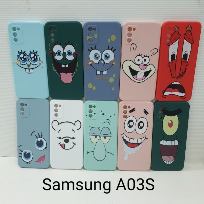 Case Samsung A03 ,A03S softcase silikon motif/Gambar