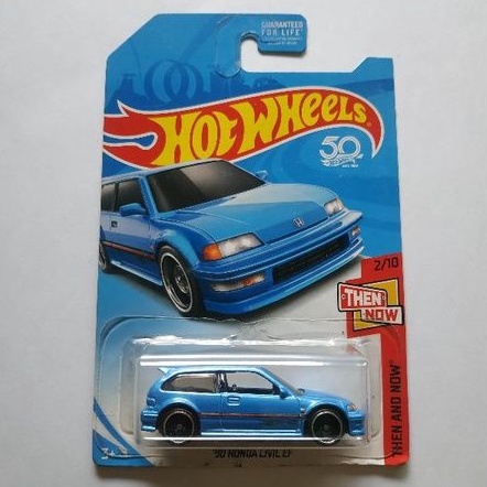 hotwheels hot wheels 90 honda civic ef biru kmart exclusive