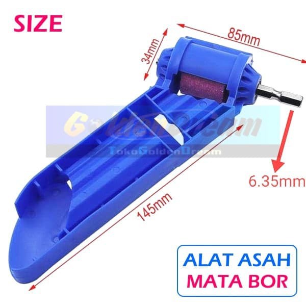 Alat Asah Mata Bor 2-12.5mm Drill Bits Sharpener Add On Mesin Pengasah