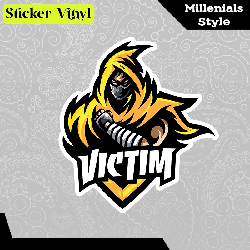 

Stiker Sticker Victim Esports Logo Dada Game Pubg Mobile Predator League PMPL ID Aesthetic Bahan Vinyl Satuan Anti Air
