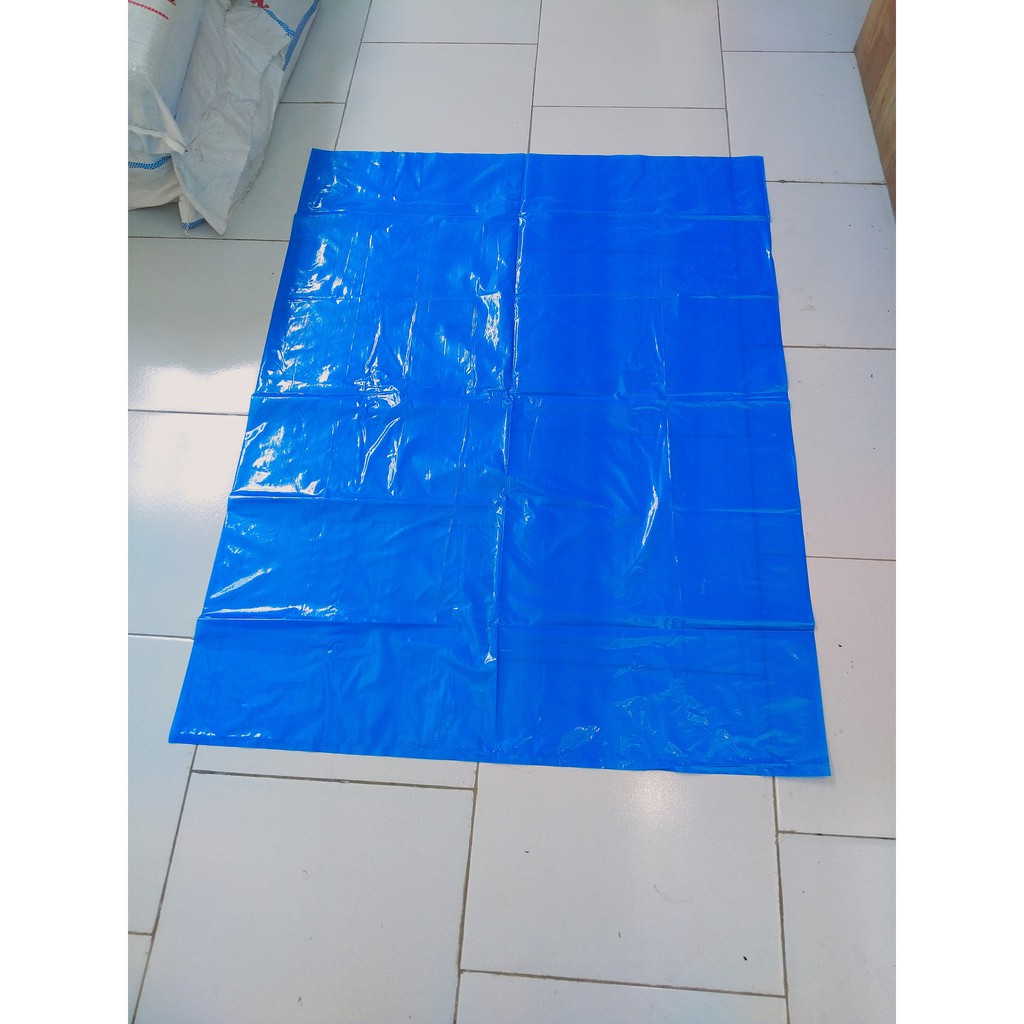 KANTONG PLASTIK SAMPAH BIRU KERAJINAN TANGAN LAYANGAN 90 X 120  / 60 x 100 TEBAL +-60 MICRON