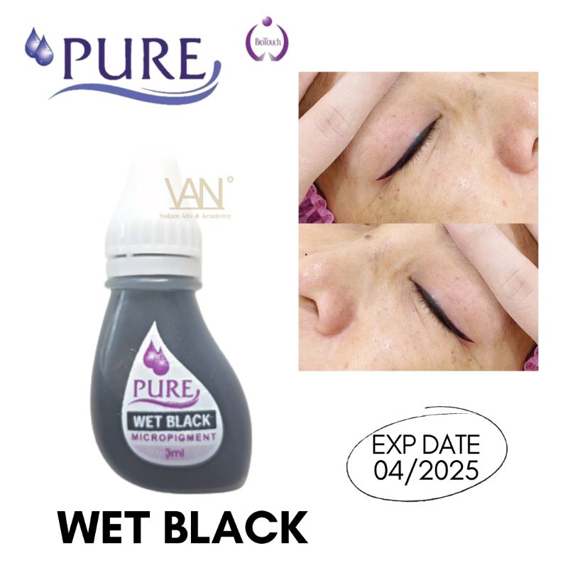 TINTA BIOTOUCH (PURE SERIES ORIGINAL) MICROPIGMENT WET BLACK EXP 2025