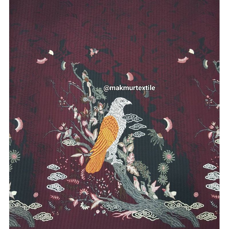 Kain Batik Sutra Dobby Premium #22 / Batik Dobby / Batik Elang