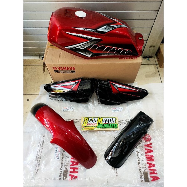 BODY SET RX KING 2008 ORIGINAL MERAH MARON
