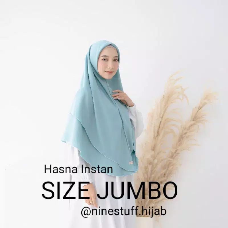 Ninestuff Hijab | Hijab Hasna Instan bolbal+Cadar