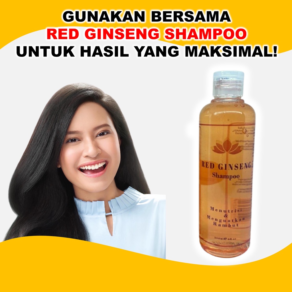 Hair Tonik Rontok Dan Penumbuh Rambut Red Ginseng Paling Ampuh BPOM 250 ml B5P