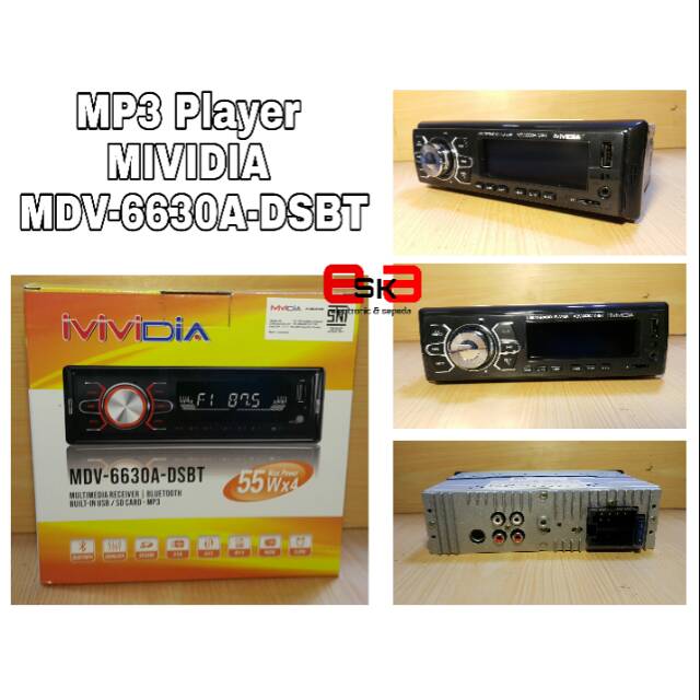 MP3 Player Mobil Mividia MDV 6630A DSBT