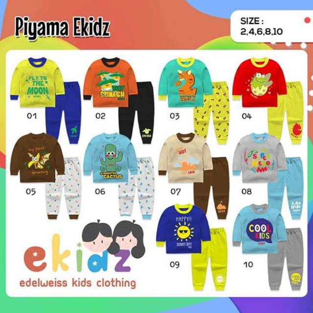 Piyama anak pesenan reseller