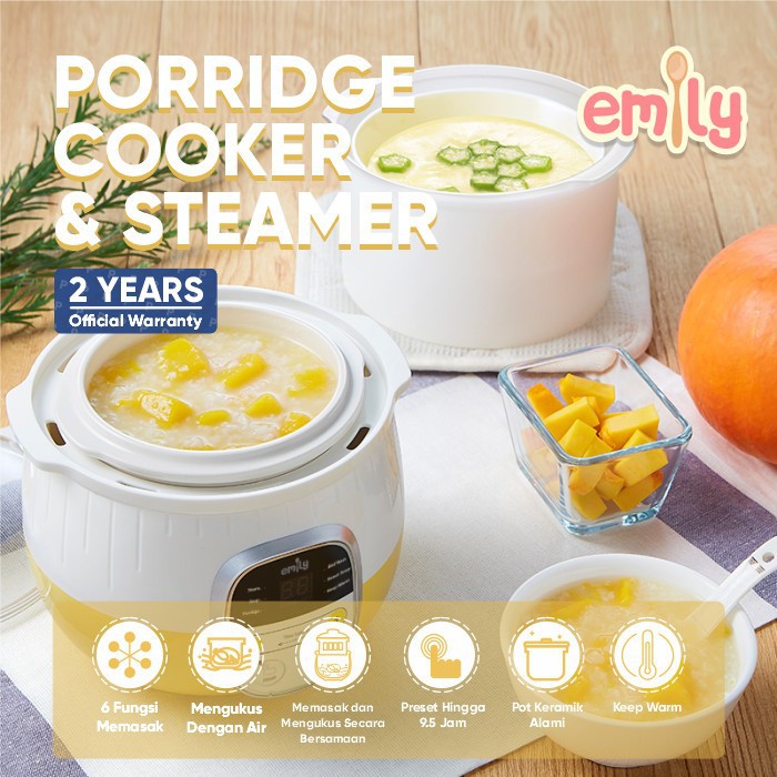 Emily Porridge Slow Cooker 0.8L / Baby & Family Food Maker