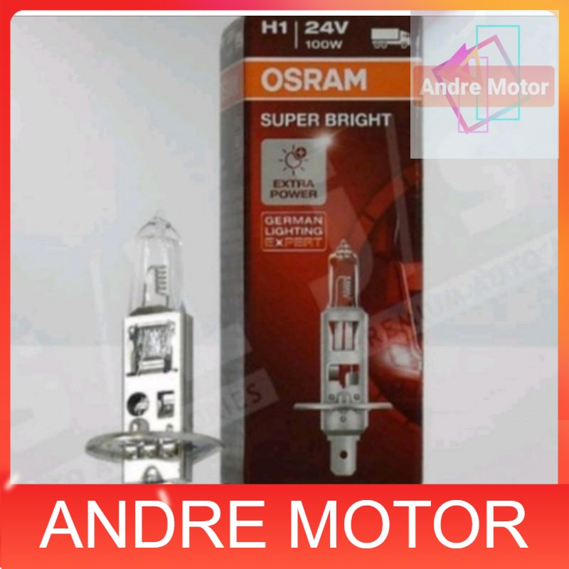 BOHLAM LAMPU HALOGEN OSRAM H1 24V 100W