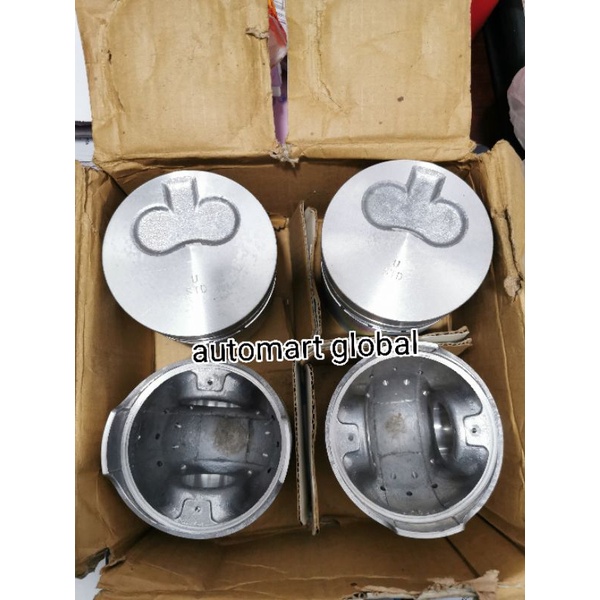 Piston Mitsubishi FE79 4d30 set 4pc ART ASLI JAPAN