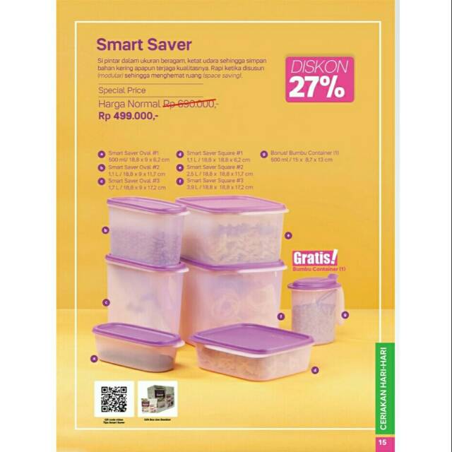 Tupperware Smart saver