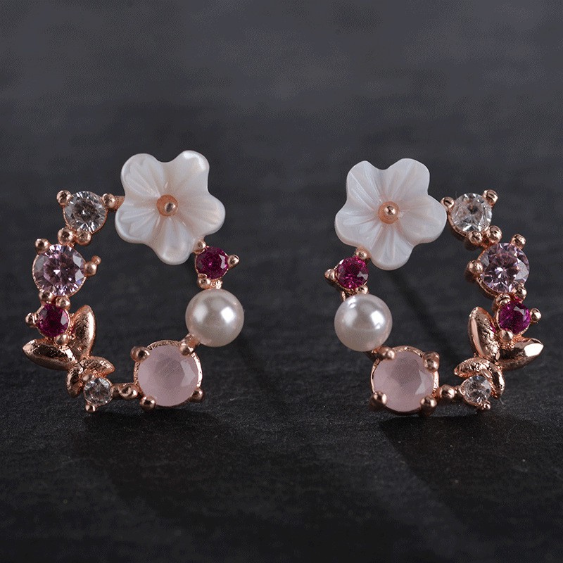 Set Anting Gaya Korea 16 Variasi Aksen Mutiara + Rumbai Gaya Bohemian untuk Wanita Fashion