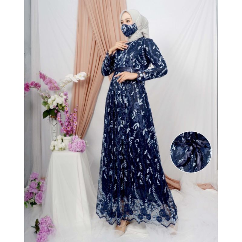 KEBAYA ORIGINAL/KEBAYA PESTA/GAMIS REMPLE PITA SATIN/GAMIS SINTIA/BY ADELIA