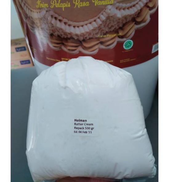 

ORD✰ Holman butter cream 500gr (repack) hollmann Ready Banyak