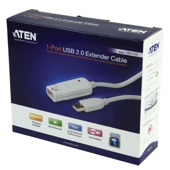 ATEN USB 2.0 Extender Cable 12 Meter UE2120