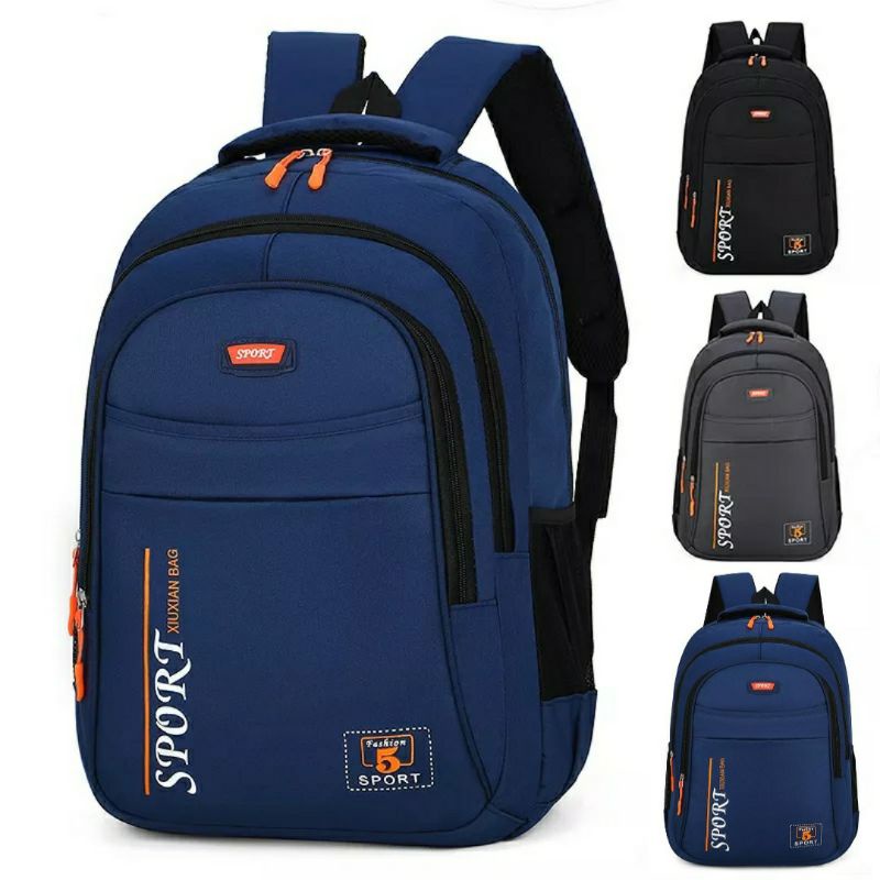 Rairaka.id / Xiouxian - Tas Ransel pria wanita casual Tas Ransel remaja kuliah casual murah