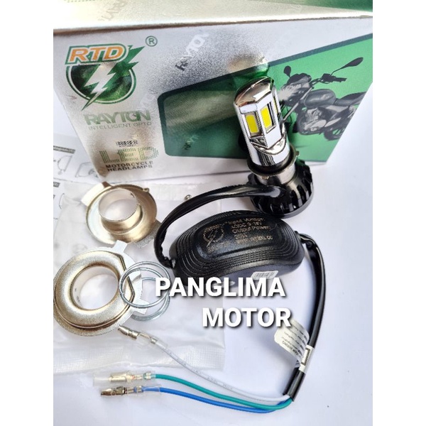 { RTD } Rayton LED HEADLAMP ASLI RAYTON HOLOGRAM / LAMPU DEPAN LED KIPAS RAYTON